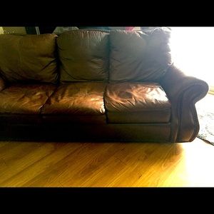 Leather couch